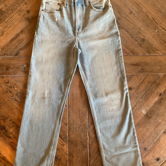 ABERCROMBIE & FITCH Zoe Natural Rise Ankle Straight Jean 27 LONG - Picture 9 of 12